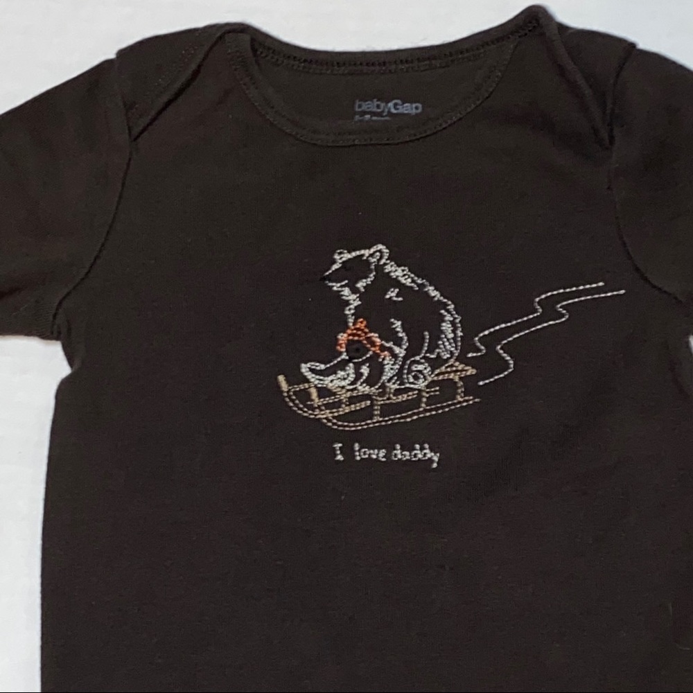 4/$20 Gap/Old Navy Long Sleeve Onesie Bundle 6-12M - Picture 11 of 12